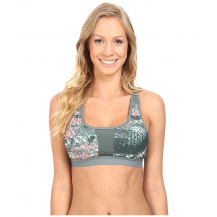 The North Face Stow-N-Go IV Bra ZPSKU 8700207 Balsam Green Reptile Print
